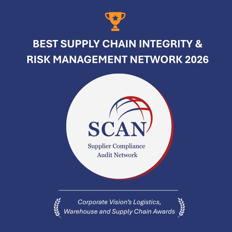 SCAN Recognized as Best Supply Chain Integrity & Risk Management Network 2026
